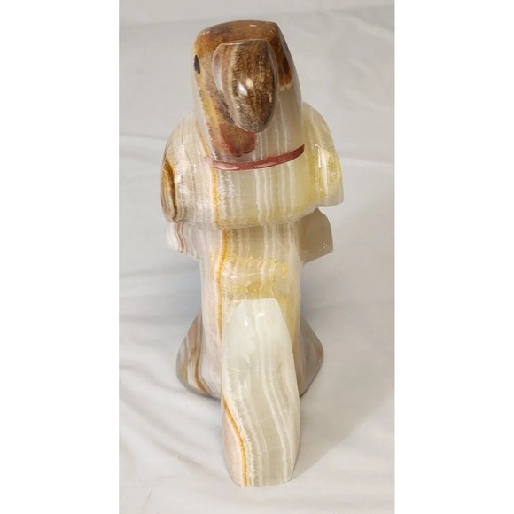 Decorative Collectible Animal Figure Marble Onyx Desk Mantel Bird Handmade NEW - Picture 3 of 10